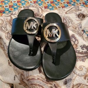 Michael Kors black sandles Sz 6
